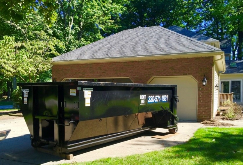 driveway friendly dumpster