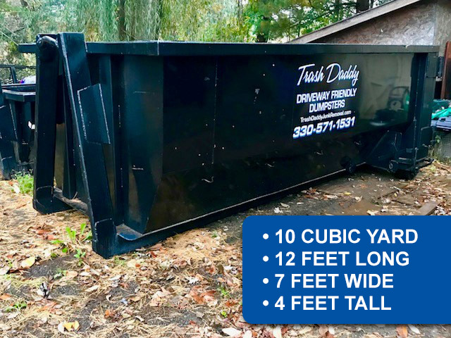 Dumpster Rental - 10 Cubic Yards