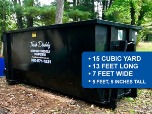 Dumpster Rental - 15 Cubic Yards