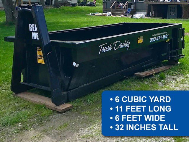 Dumpster Rental - 6 Cubic Yards